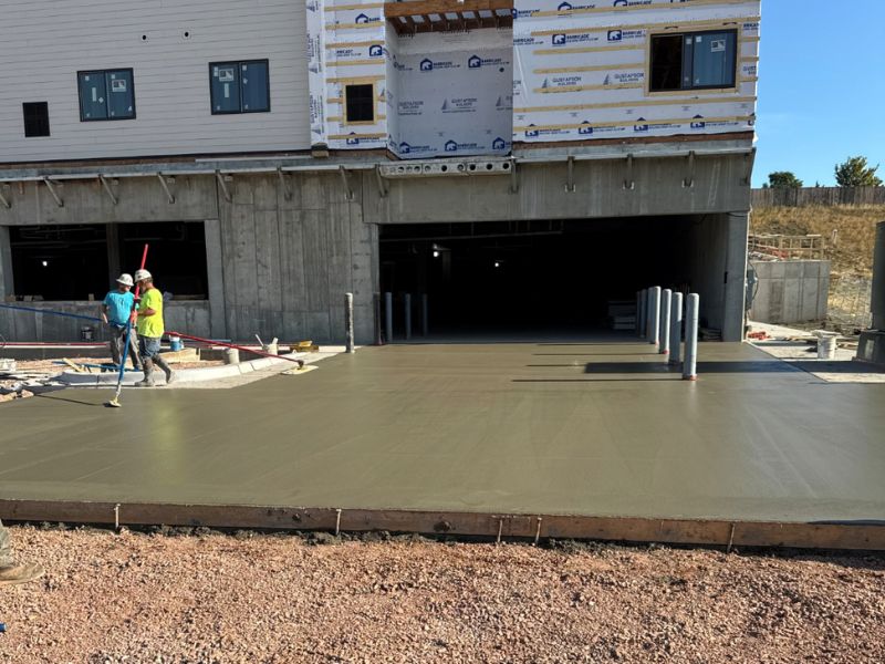 Image of Lester-Robbins Construction working on 5th Street Apartments