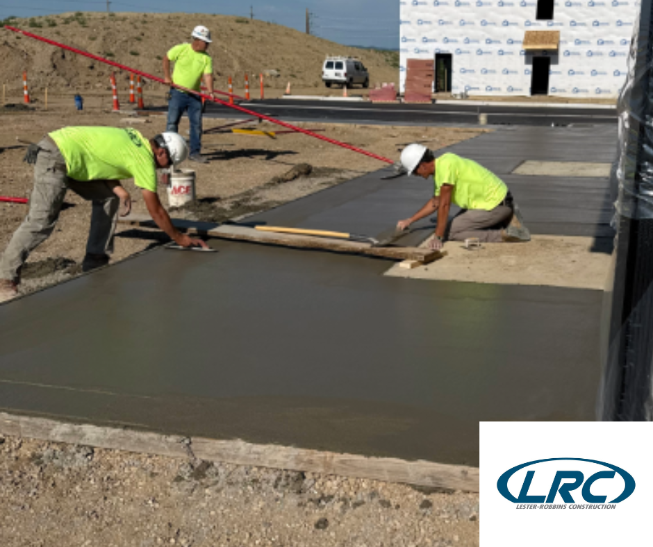 Image of Lester-Robbins Construction workers on site