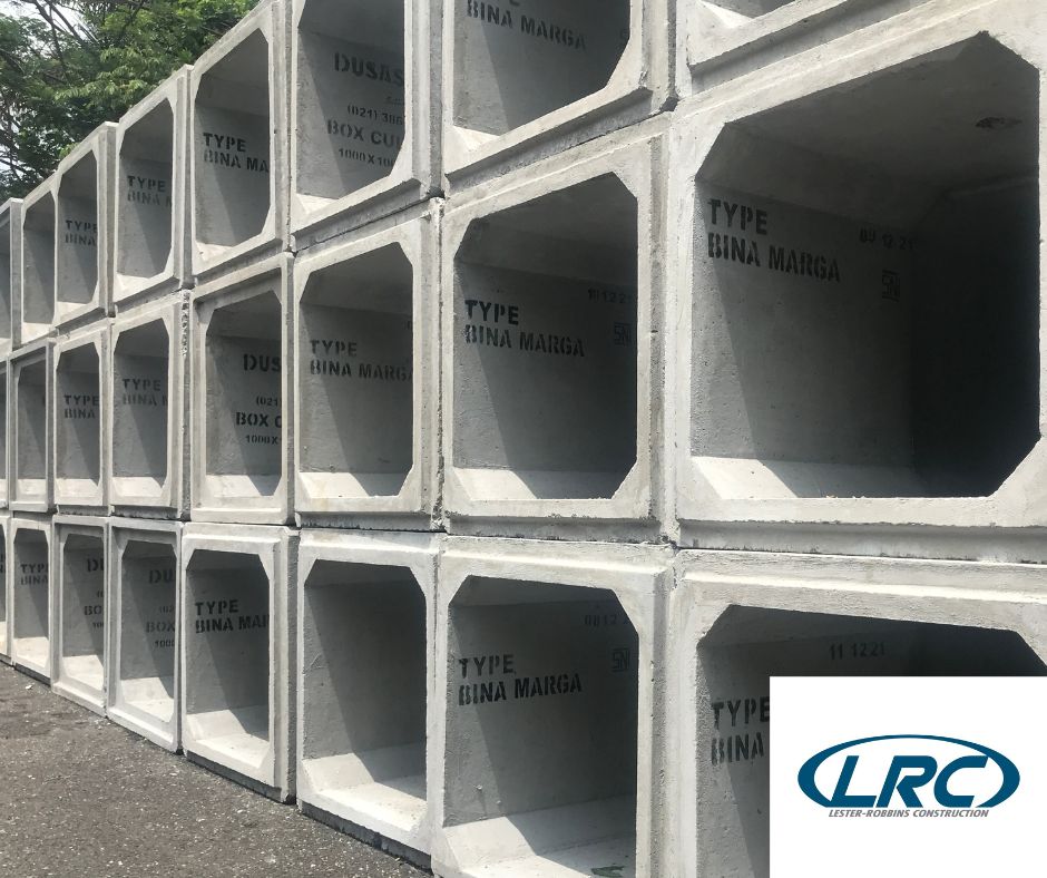 Image of precast concrete culverts