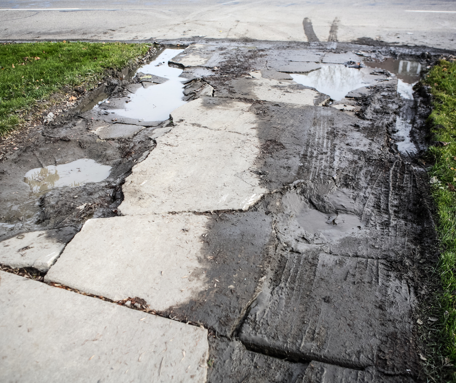 Damaged and Spalling Concrete
